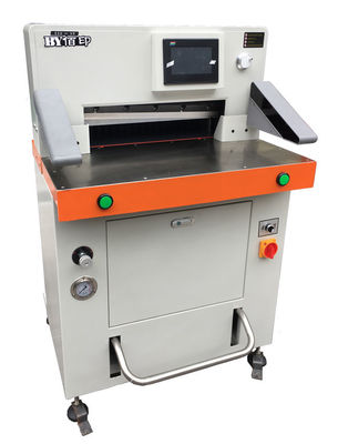China Touch LCD Hydraulic Paper Cutting Machine Max Cutting 670mm Program Control supplier