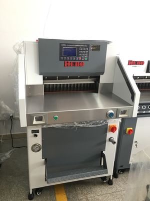 China 520mm Hydraulic Paper Cutting Machine Programmable Automatic Paper Cutting Machine supplier