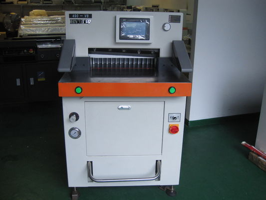 China 490mm Hydraulic Paper Cutting Machine High Precision Guillotine Paper Cutting Machine supplier