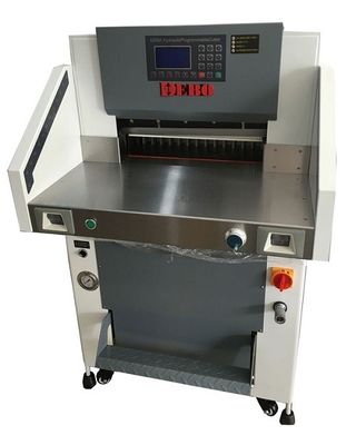 China Safety 520mm Programmed Hydraulic Paper Cutter With LCD Screen Foot Pedal supplier