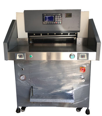 China 220V Guillotine Electric Cutter For Paper With IR Safety Protection LCD Screen supplier