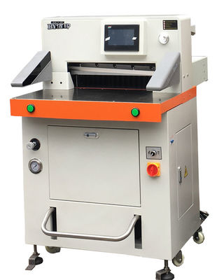 China Programmable Hydraulic Paper Cutting Machine 670mm With Touch Screen supplier