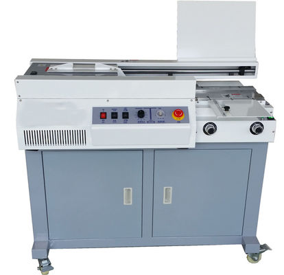 China Wireless Hot Glue Book Binder Binding Machine For A4 Size 320mm Paper supplier