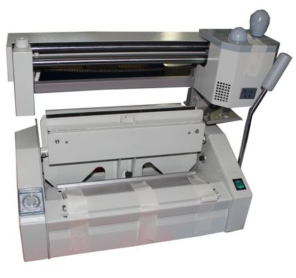China Tabletop Manual Hot Melt Glue Book Binding Machine Wireless For Hard / Soft Covers supplier